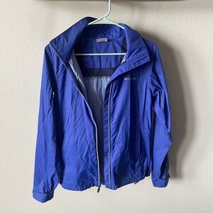 Columbia Rain Jacket - Blue - Size Medium